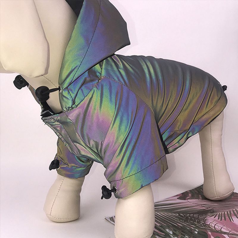 Sudadera con Capucha Reflectante para Perros