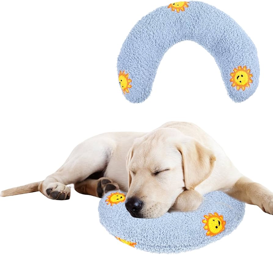 Almohada Luna de Peluche para Perros y Gatos Pequeños – Cojín Suave para el Descanso de tu Mascota