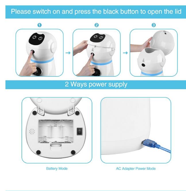 Comedero Automático Robot Inteligente para Mascotas