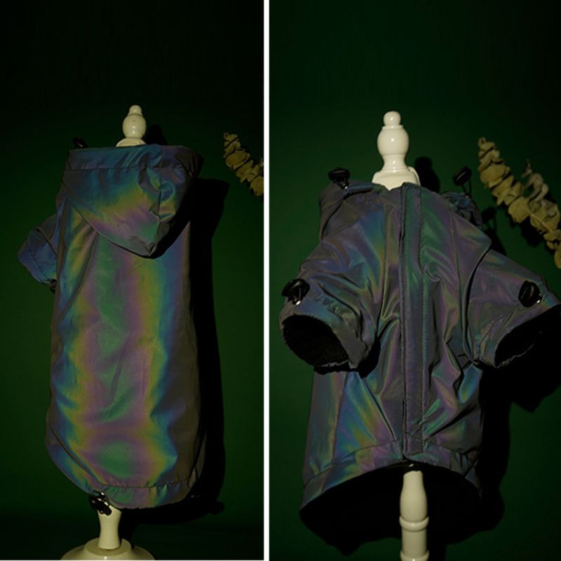 Sudadera con Capucha Reflectante para Perros