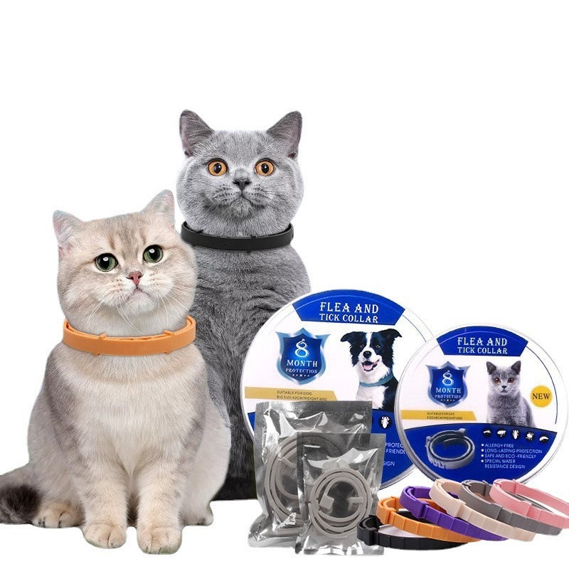 Collar Antiparasitario Repelente de Insectos para Mascotas