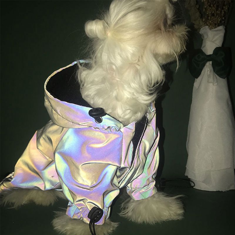 Sudadera con Capucha Reflectante para Perros