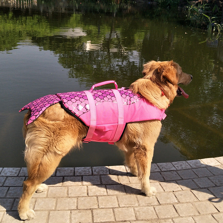 Chaleco Salvavidas Tiburón y Sirena para Perros