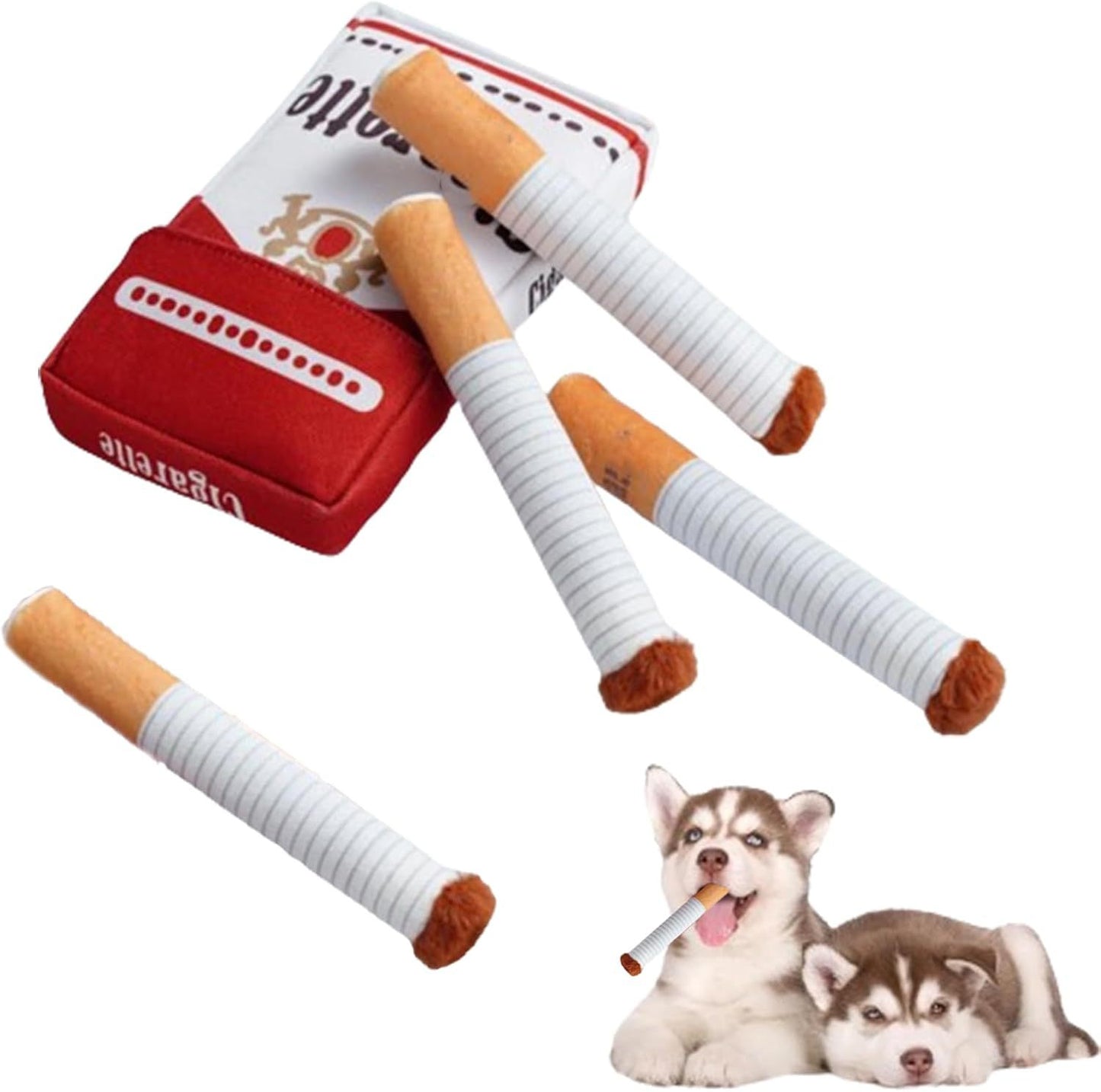 Pack de Cigarrillos de Peluche para Mascotas