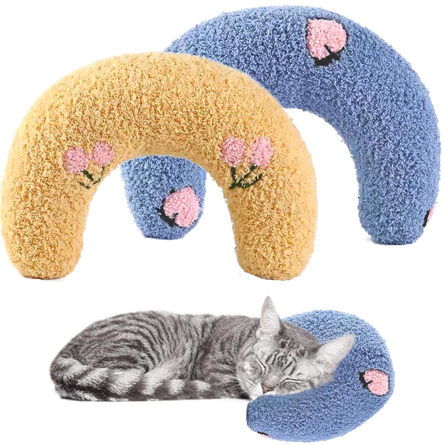 Almohada Luna de Peluche para Perros y Gatos Pequeños – Cojín Suave para el Descanso de tu Mascota