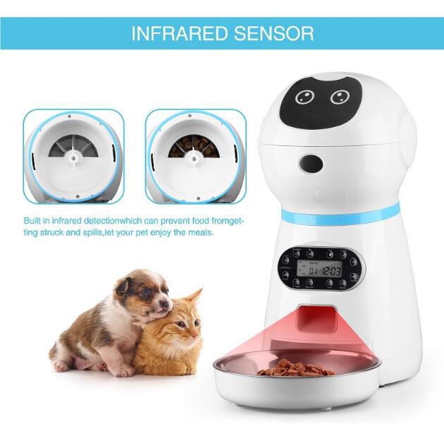 Comedero Automático Robot Inteligente para Mascotas