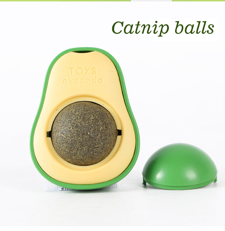 Juguete Giratorio de Aguacate con Catnip para Gatos