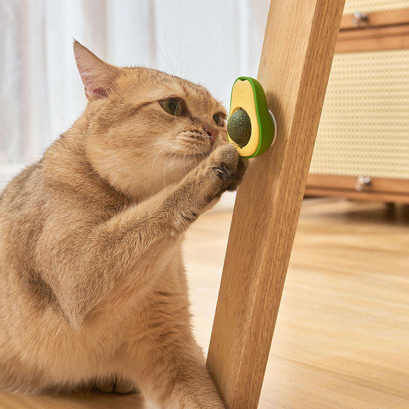 Juguete Giratorio de Aguacate con Catnip para Gatos
