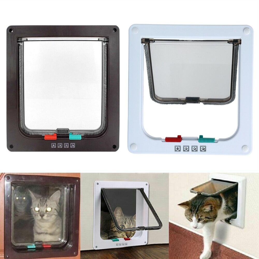 Gatera con Cierre de Seguridad 4 Modos para Perros y Gatos